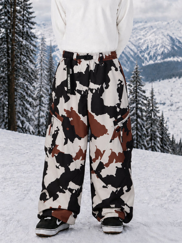 Pantalon de snowboard cargo oversize TerrainFlex Freestyle pour homme – Édition Crew