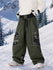 Pantalon de ski Wild Motion Super Baggy pour homme – Multi-poches, design à blocs de couleurs réfléchissants