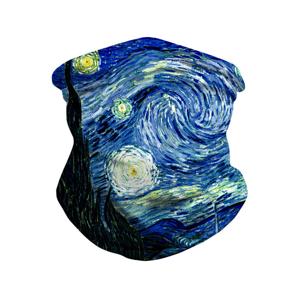 Unisex Bunte Gesichtsmasken und Halswärmer mit 3D-Druck