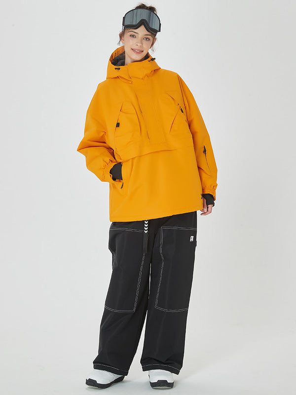 Damen Mountain Freerider Baggy Anorak Snowboardjacke & Hosen-Set