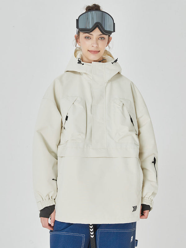 Alpiner Freerider Baggy Anorak für Damen mit zwei Brusttaschen