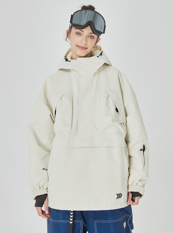 Alpiner Freerider Baggy Anorak für Damen mit zwei Brusttaschen
