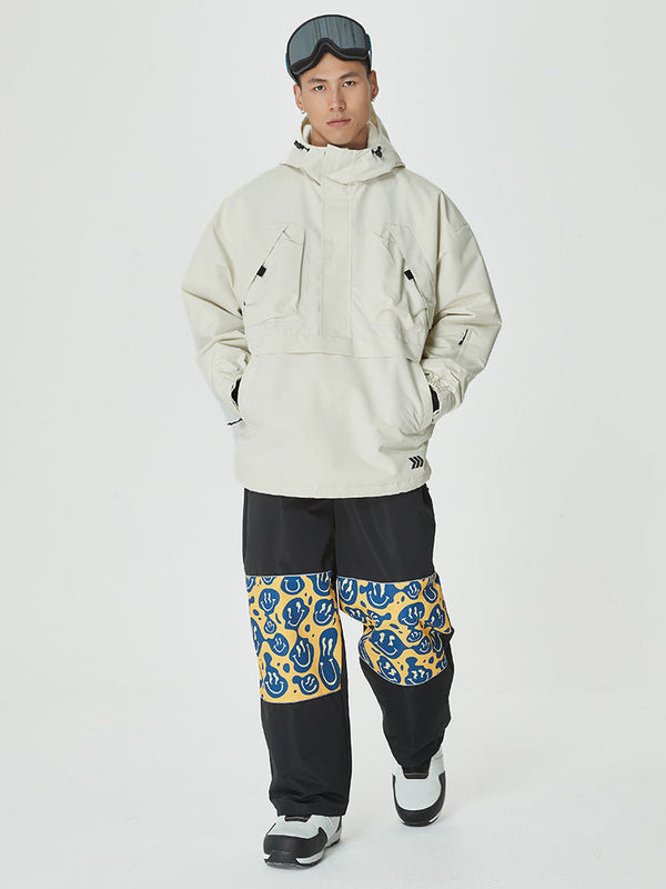 Herren Mountain Freerider Thermal Baggy Anorak Schneeanzug Snowboardanzug