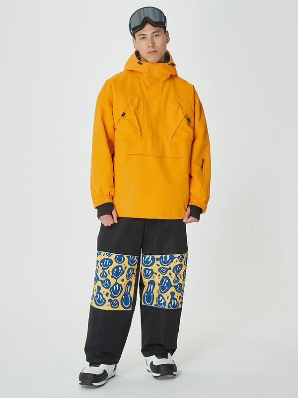 Herren Mountain Freerider Thermal Baggy Anorak Schneeanzug Snowboardanzug