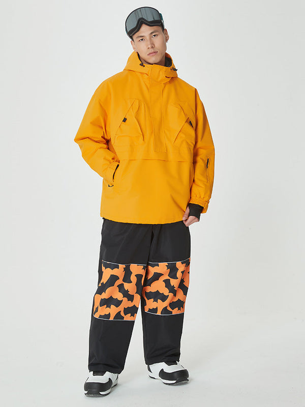 Herren Mountain Freerider Thermal Baggy Anorak Schneeanzug Snowboardanzug