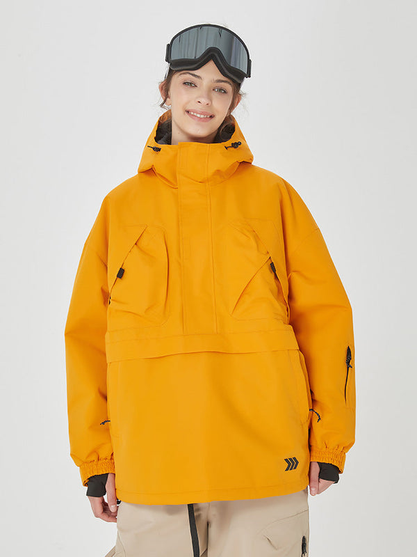 Alpiner Freerider Baggy Anorak für Damen mit zwei Brusttaschen