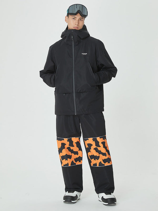 Mountain Breaker Freestyle-Skijacke für Herren & Skihose mit Grafikpanel
