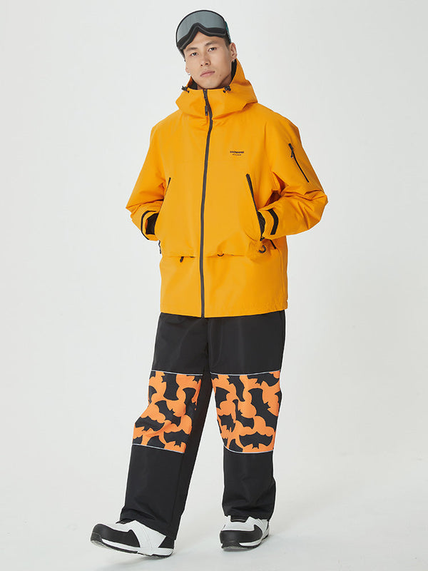 Mountain Breaker Freestyle-Skijacke für Herren & Skihose mit Grafikpanel