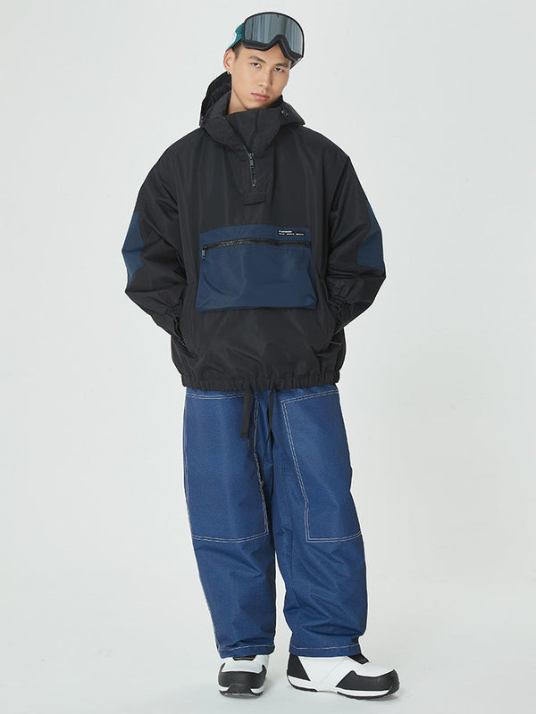 Herren Mountain Freerider Freestyle Skianzug, Baggy-Schneejacke und -hose