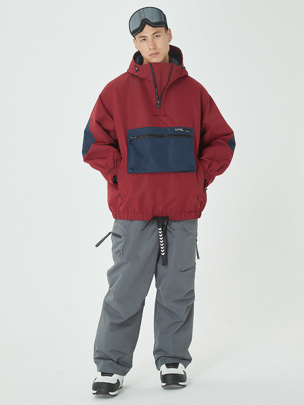 Winter-Bomberjacke für Herren mit passender Cargo-Snowboardhose