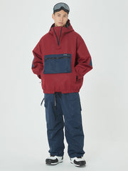Winter-Bomberjacke für Herren mit passender Cargo-Snowboardhose