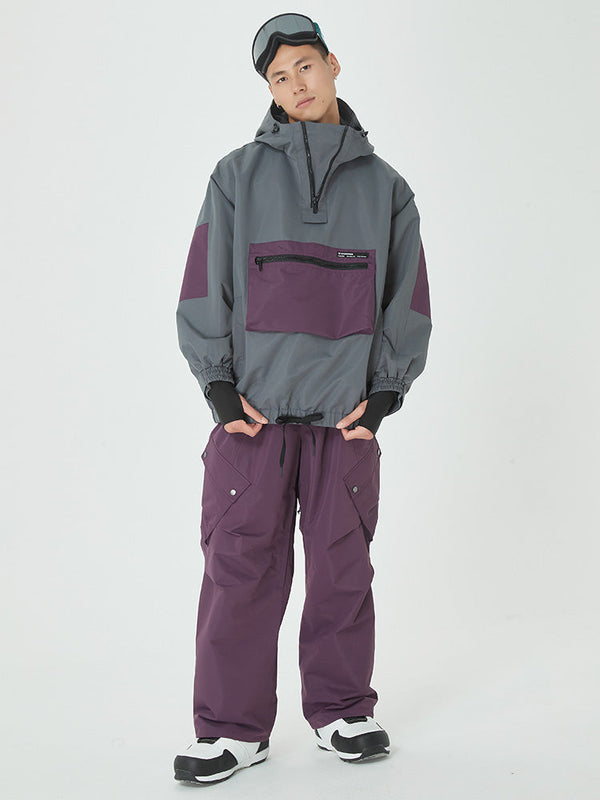 Herren Winter Bomber Baggy Schneejacke & Swag Cargo Snowboardhose