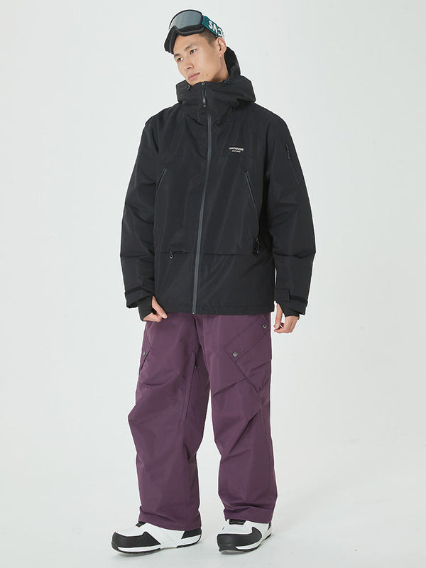 Mountain Breaker Herren-Schneeanzug Anorak Snowboardjacke mit passender Cargo-Schneehose