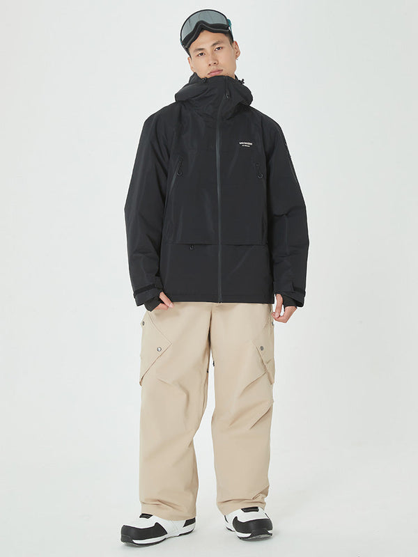 Mountain Breaker Herren-Schneeanzug Anorak Snowboardjacke mit passender Cargo-Schneehose