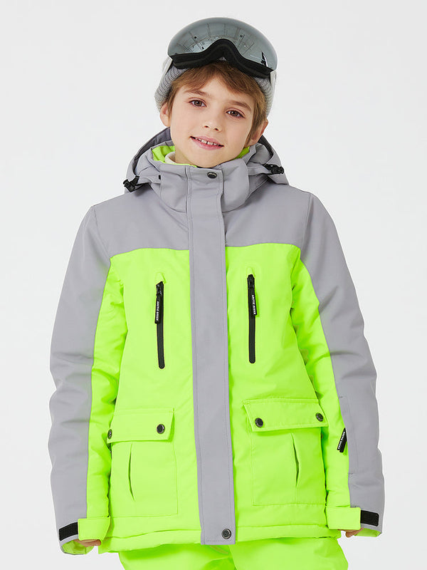 Wasserdichte Unisex-Schneejacke für Kinder und Bergliebhaber