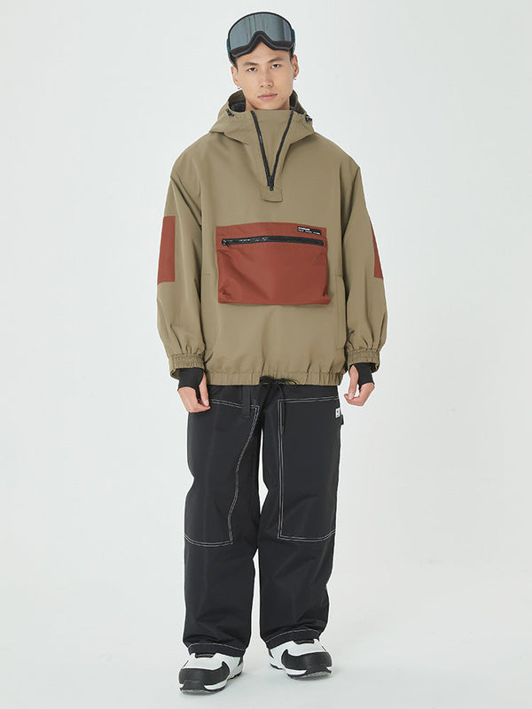 Herren Mountain Freerider Freestyle Skianzug, Baggy-Schneejacke und -hose