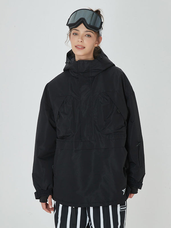 Alpiner Freerider Baggy Anorak für Damen mit zwei Brusttaschen