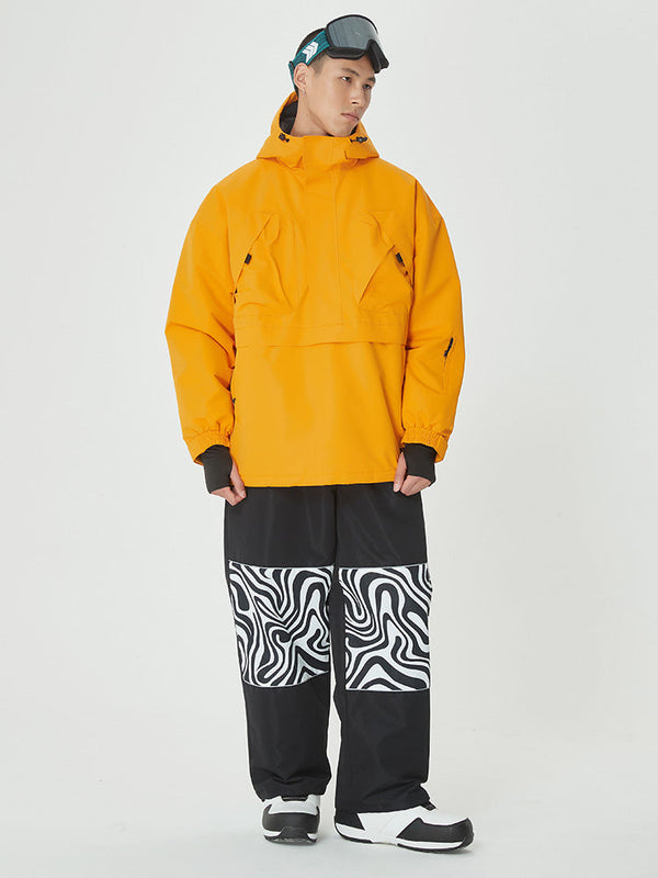 Herren Mountain Freerider Thermal Baggy Anorak Schneeanzug Snowboardanzug