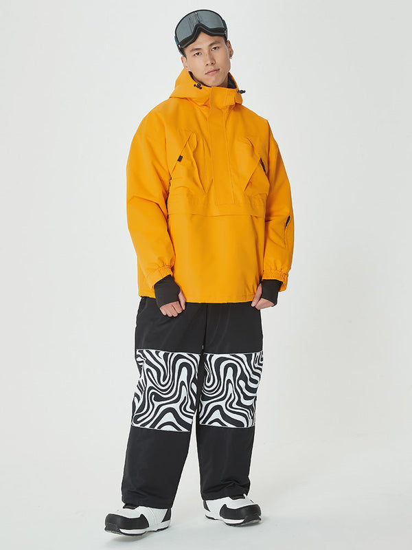 Herren Mountain Freerider Thermal Baggy Anorak Schneeanzug Snowboardanzug