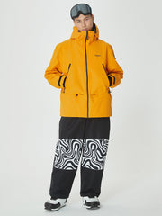 Mountain Breaker Freestyle-Skijacke für Herren & Skihose mit Grafikpanel