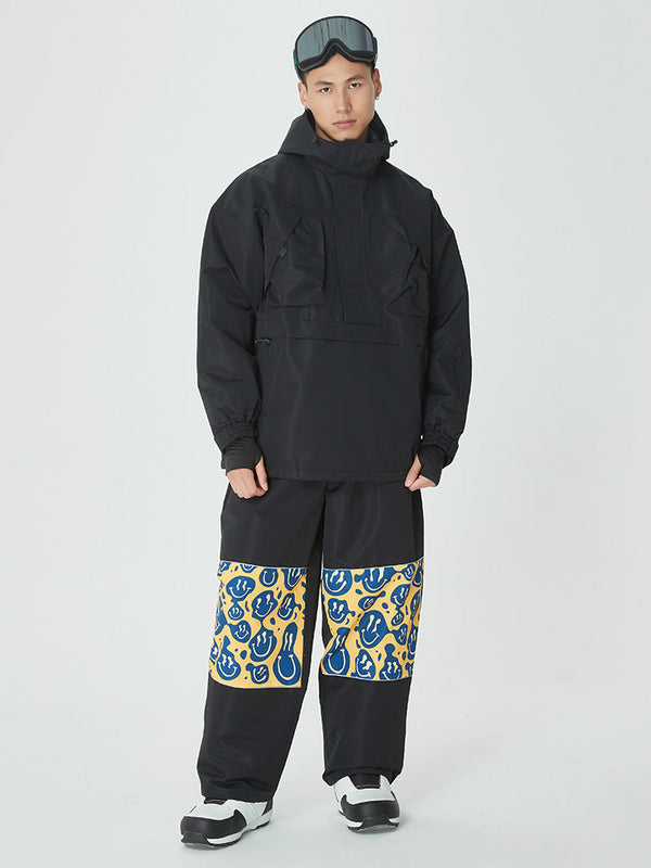 Herren Mountain Freerider Thermal Baggy Anorak Schneeanzug Snowboardanzug