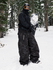 Urban Vibe Herren-Snowboardhose im Workwear-Stil mit Nietenbesatz, weiter Passform und OG-Baggy-Schnitt.