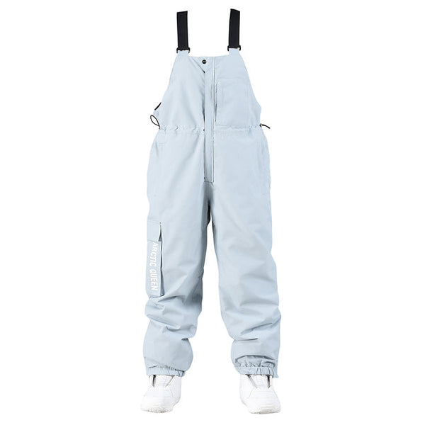 Damen-Winter-Snowboardhose mit Trägern