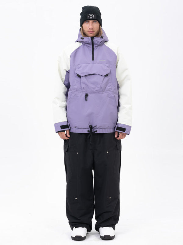 Men's Freestyle Mountain Camo Snow Suit – Bomber Jacket & Baggy Pants Set