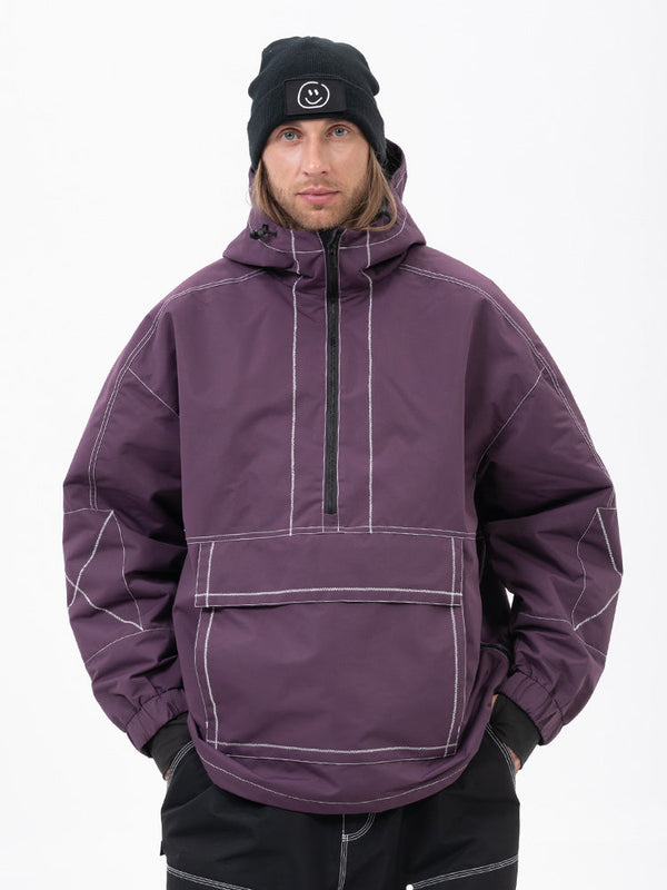Mountain Vibe Streetstorm Pullover Camo Snowboardjacke für Herren – Ganzjahresjacke
