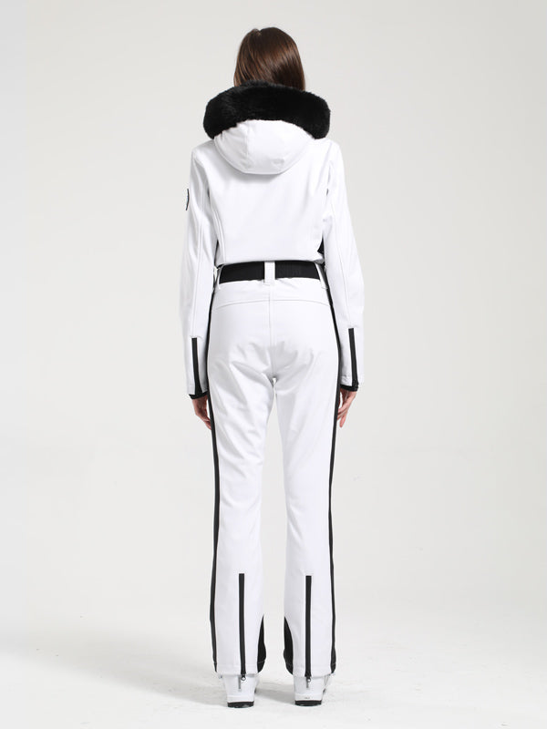 Gsou Snow Classic Damen-Skianzug „Dawn“ mit Kunstpelzbesatz