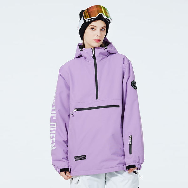 WinterPeak SnowGuard Herren-Anorakjacke mit halbem Reißverschluss