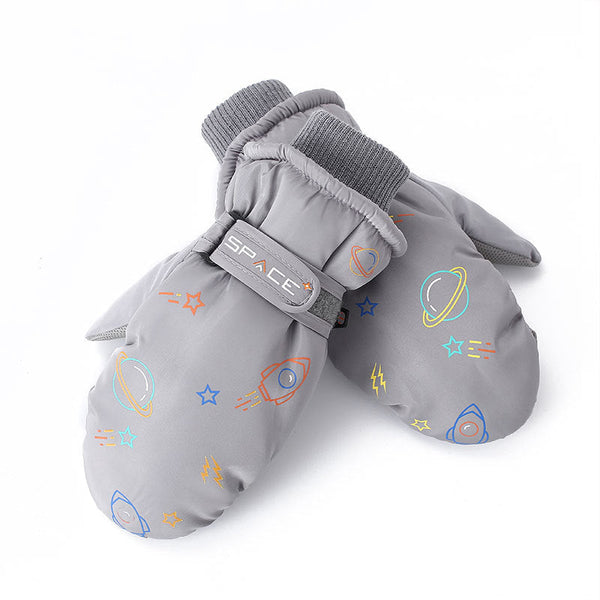 Wasserdichte Schneehandschuhe von Snowshred Star Sky für Kinder