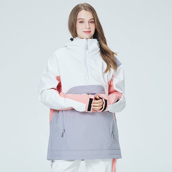 Arctic Queen Mountain Star Color Block Anorak-Schneejacke für Damen