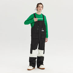Nandn Pockets Fun Snowboard-Latzhose für Herren