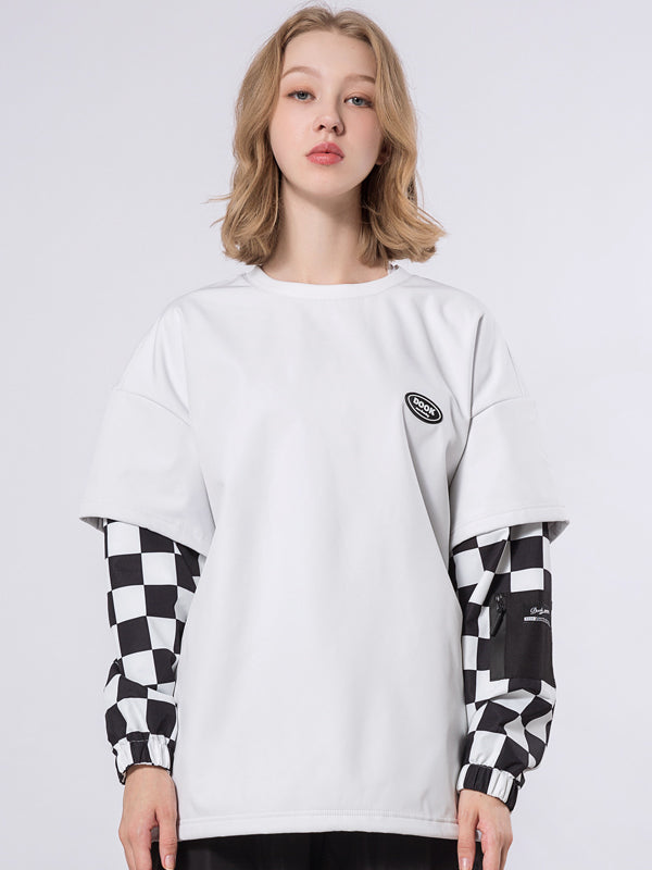 Damen-Pullover Dook Snow Fake Two mit Rundhalsausschnitt