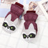 Kinder-Schneehandschuhe Snowshred, wasserdicht, mit niedlichem Waschbär-Motiv