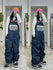 John Snow Mountain Terry Winter-Skihose für Damen, Snowboard-Latzhose
