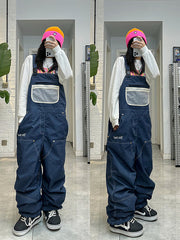 John Snow Mountain Terry Winter-Skihose für Damen, Snowboard-Latzhose