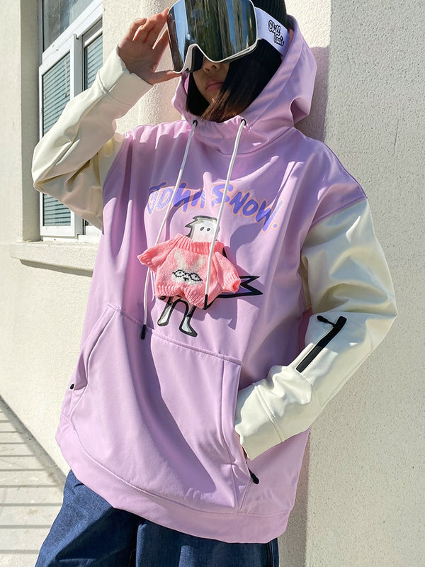John Snow Winter Fantasy Schnee-Hoodies für Damen