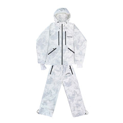 Damen-Schneesafari-Jacke und -Hose-Set von North White