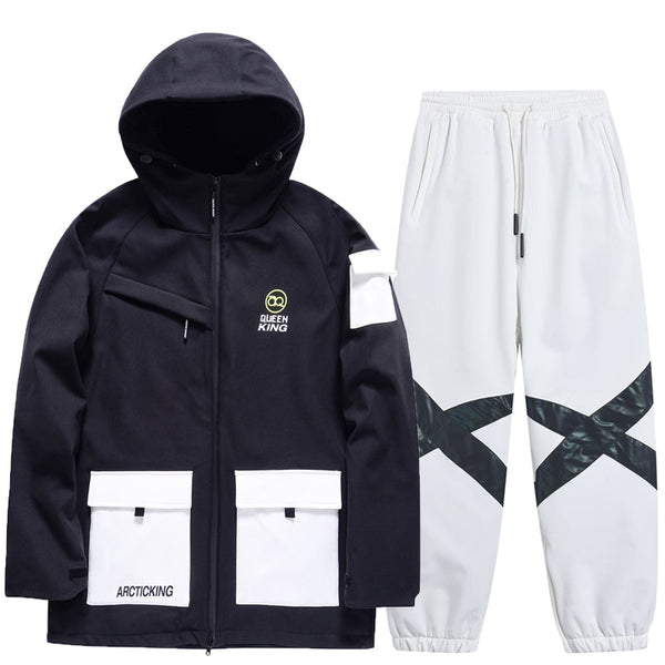 Arctic King & Queen Herren-Skijacken und -hosen für Bergabenteuer