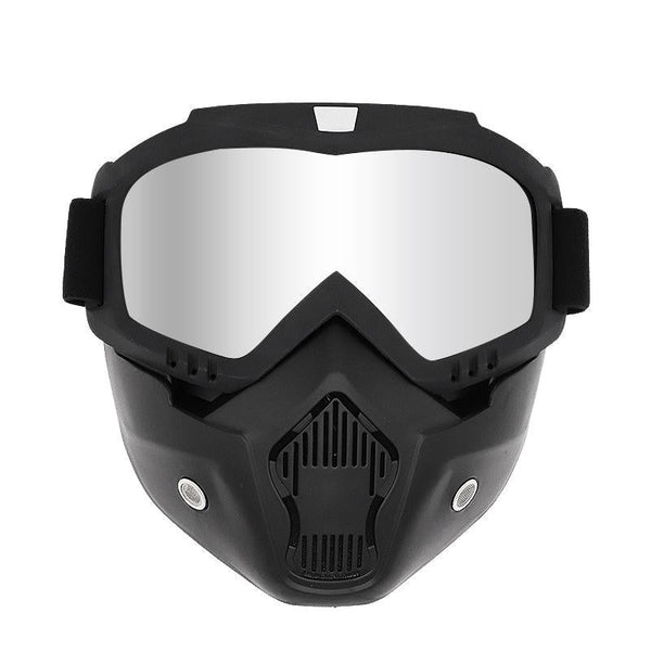 Winter Ranger Unisex-Schneebrille mit abnehmbarer Gesichtsmaske
