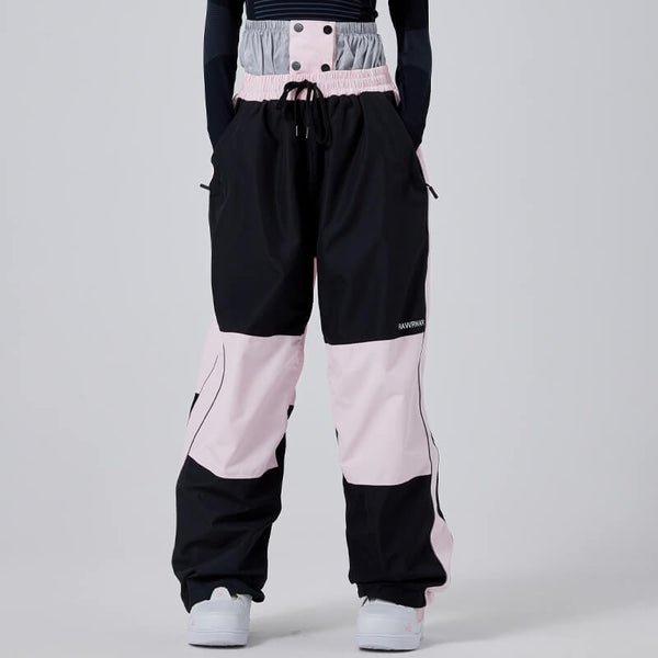 Dook Snow Fancy Block Baggy Snowboardhose für Damen