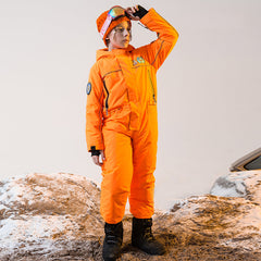 LD Ski Mädchen Neuer Stil Modischer Winter Einteiler Jumpsuit Schneeanzüge