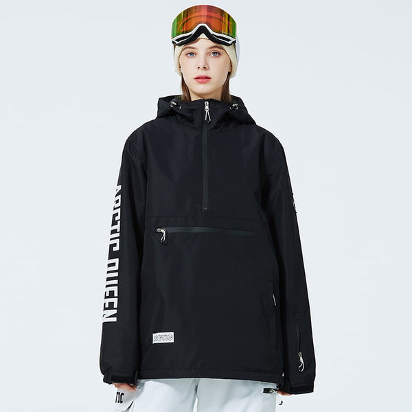WinterPeak SnowGuard Herren-Anorakjacke mit halbem Reißverschluss