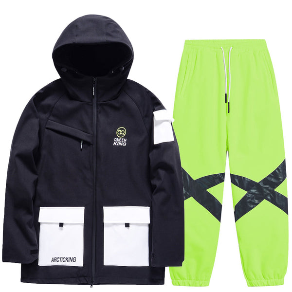 Arctic King & Queen Herren-Skijacken und -hosen für Bergabenteuer