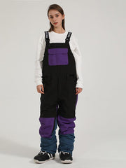 Gsou Snow Mountain Discover Colorblock Ski-Latzhose für Damen
