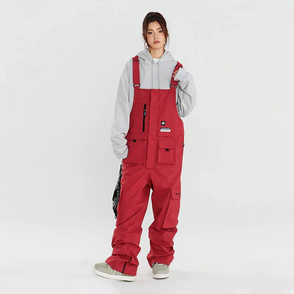 Damen Nandn Pockets Fun Snowboard-Latzhose