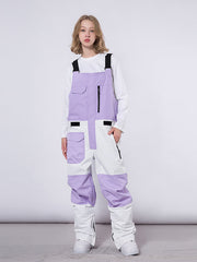 Mutu Snow Winter Moment Block Schnee-Latzhose für Damen