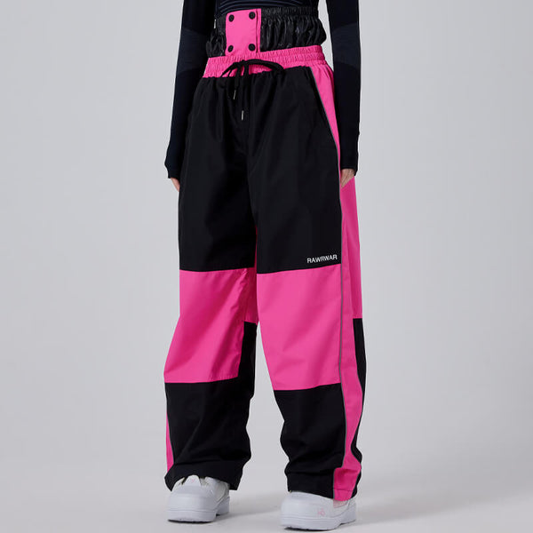 Dook Snow Fancy Block Baggy Snowboardhose für Damen